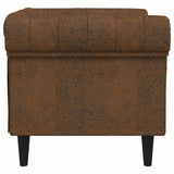 vidaXL Bank Bruin 78,5 x 74,5 x 74,5 cm Polyester