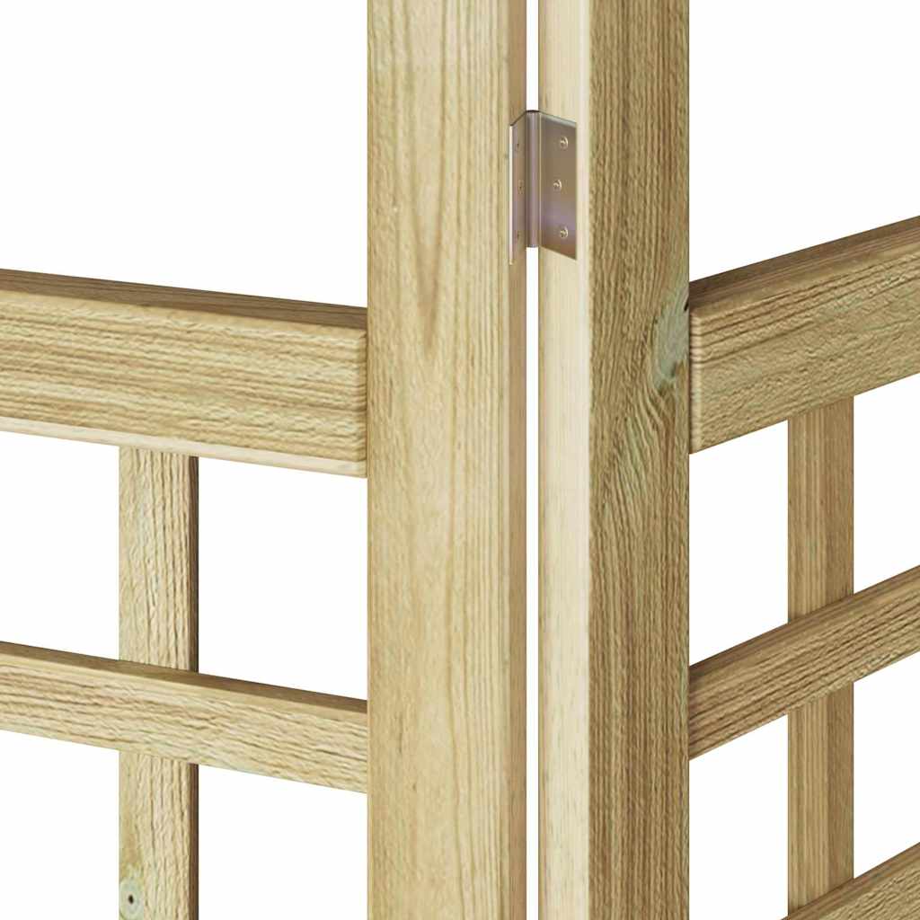 vidaXL Privacyscherm Honing bruin 160 x 180 cm Massief vurenhout
