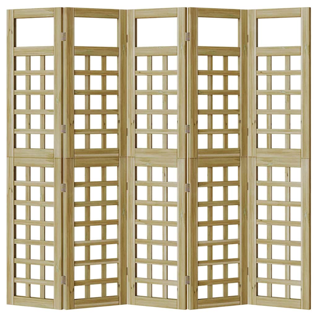 vidaXL Privacyscherm Honing bruin 160 x 180 cm Massief vurenhout