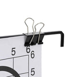 vidaXL Doelstandaard Zwart en Wit 82,5 x 51 x 150 cm Metaal