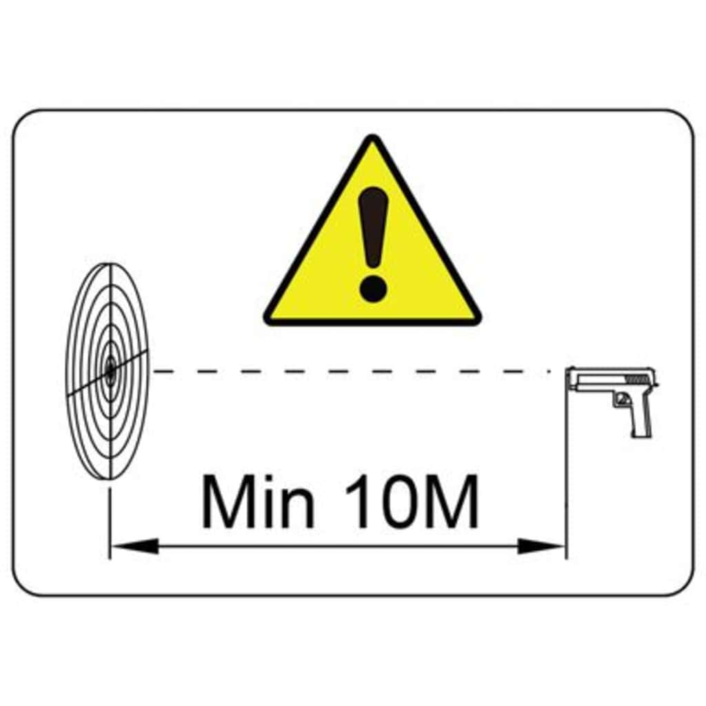 vidaXL Doelstandaard Zwart en Wit 82,5 x 51 x 150 cm Metaal
