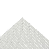 vidaXL Spiegel Mozaïek Tegel Geometrisch 3 pcs Zilver 30 x 30 cm Glas