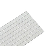 vidaXL Spiegel Mozaïek Tegel Geometrisch 3 pcs Argent 100 x 4 cm Verre
