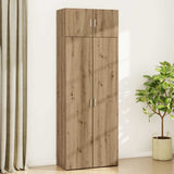 vidaXL Opbergkast 3 pcs Oudhout