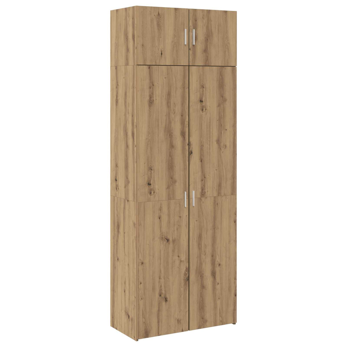 vidaXL Opbergkast 3 pcs Oudhout