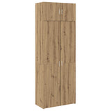 vidaXL Opbergkast 3 pcs Oudhout