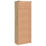 vidaXL Opbergkast 3 pcs Oudhout