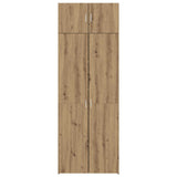 vidaXL Opbergkast 3 pcs Oudhout