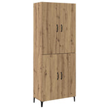 vidaXL Highboard 2 pcs Oud hout Bewerkt hout