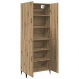 vidaXL Highboard 2 pcs Oud hout Bewerkt hout