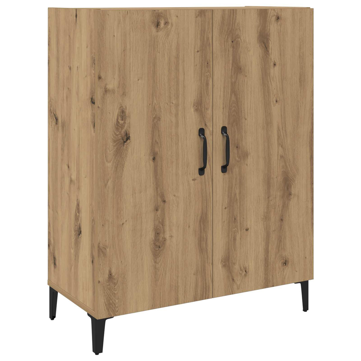 vidaXL Highboard 2 pcs Oud hout Bewerkt hout