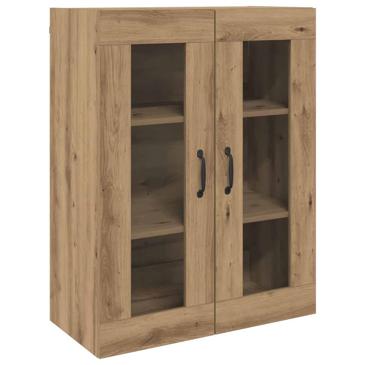 vidaXL Highboard 2 pcs Oud hout Bewerkt hout