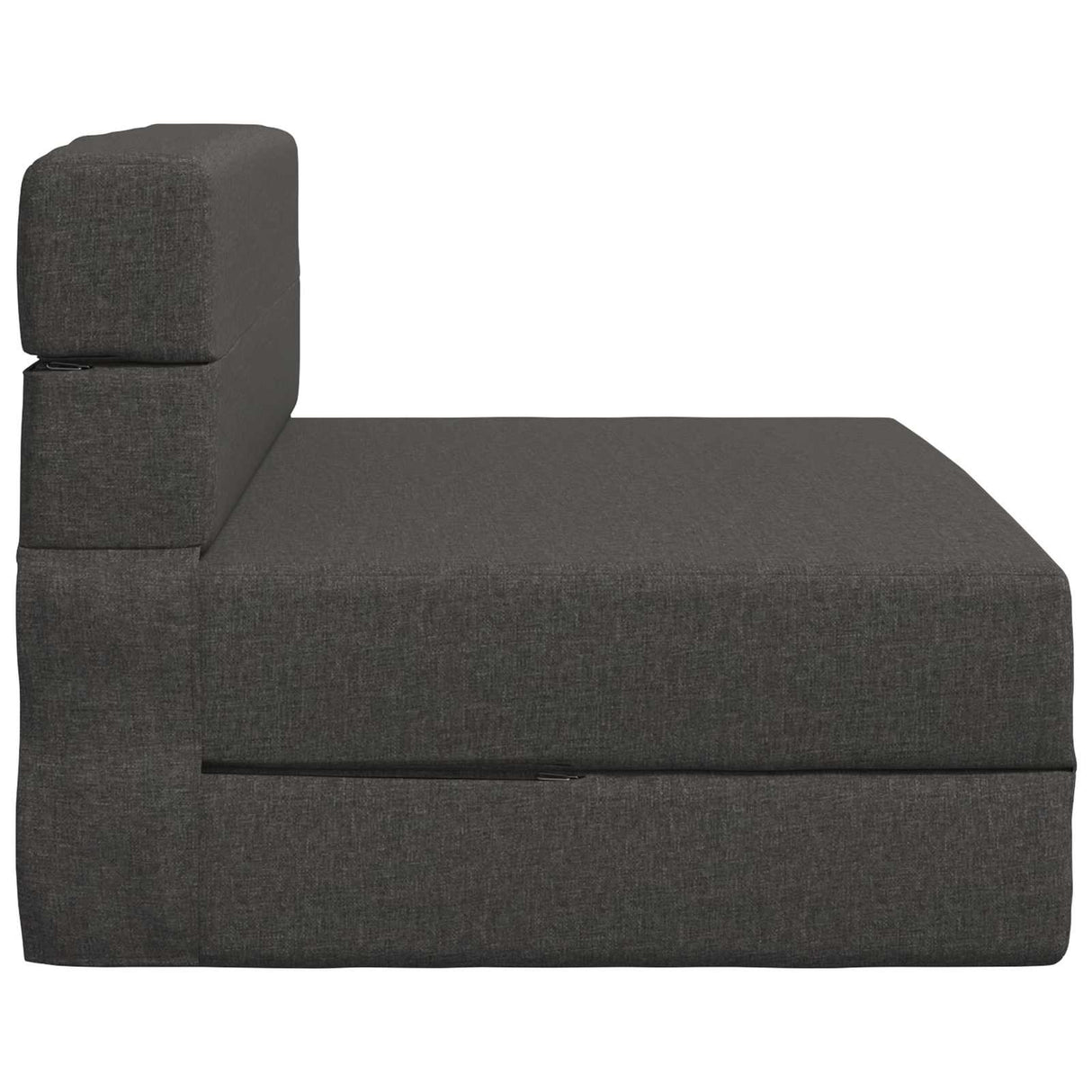 vidaXL Vouwsofa Bed Lichtgrijs 190 x 70 x 15 cm Stof