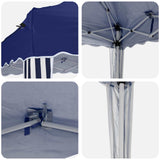 vidaXL Pop-up Feesttent Crème 195 x 195 x 245 cm Oxford Stof