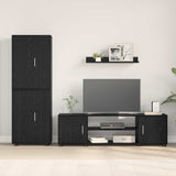 vidaXL Tv-meubelset Wandgemonteerd 4 pcs Wit Bewerkt hout