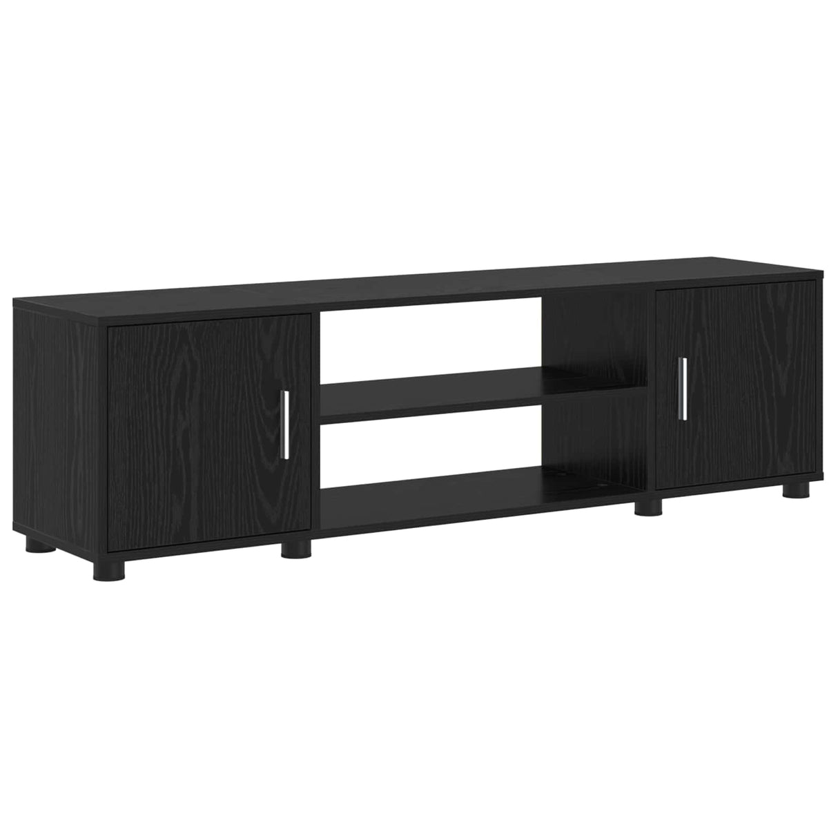 vidaXL Tv-meubelset Wandgemonteerd 4 pcs Wit Bewerkt hout