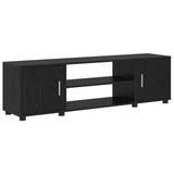 vidaXL Tv-meubelset Wandgemonteerd 4 pcs Wit Bewerkt hout