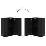 vidaXL Tv-meubelset Wandgemonteerd 4 pcs Wit Bewerkt hout