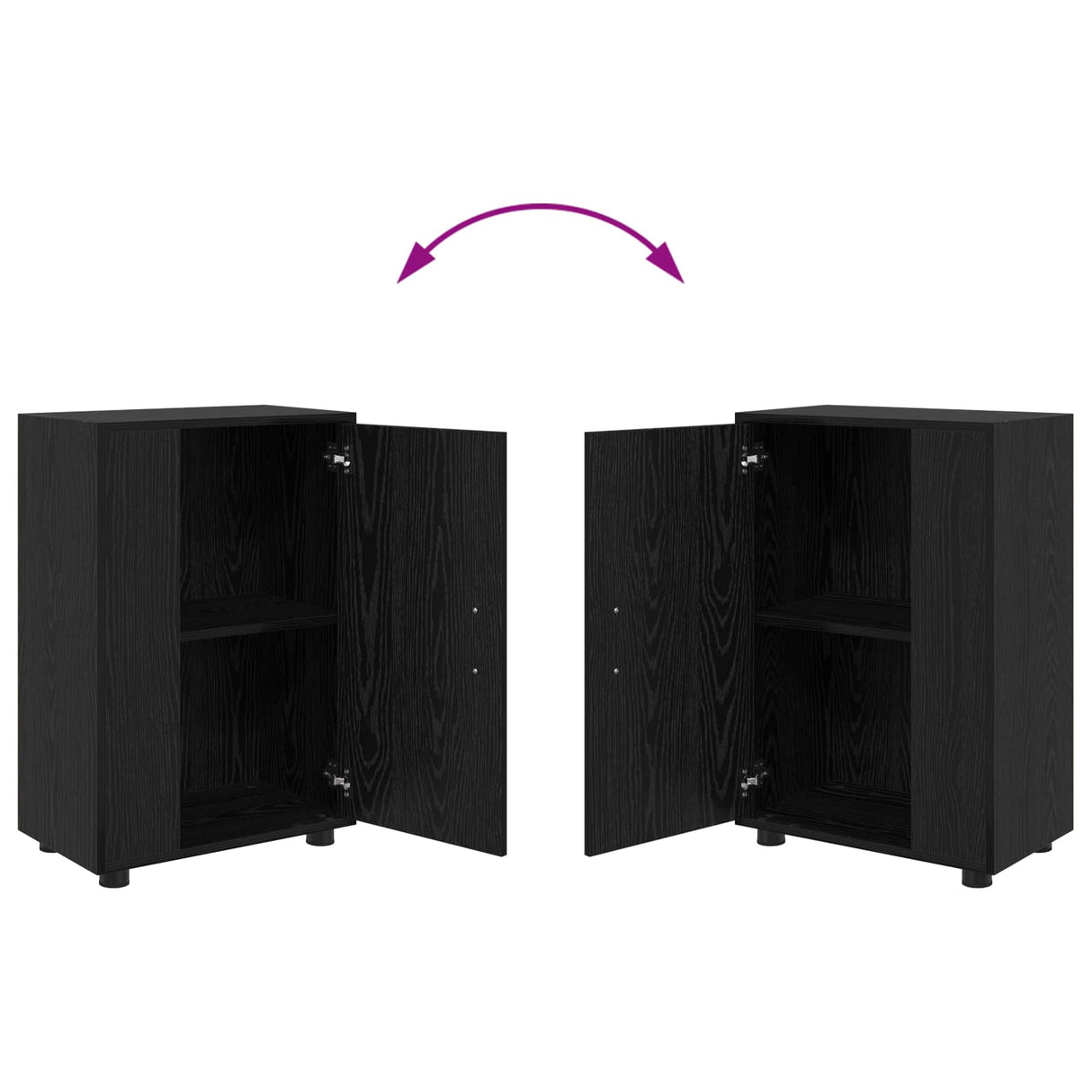 vidaXL Tv-meubelset Wandgemonteerd 4 pcs Wit Bewerkt hout