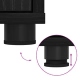 vidaXL Tv-meubelset Wandgemonteerd 4 pcs Wit Bewerkt hout