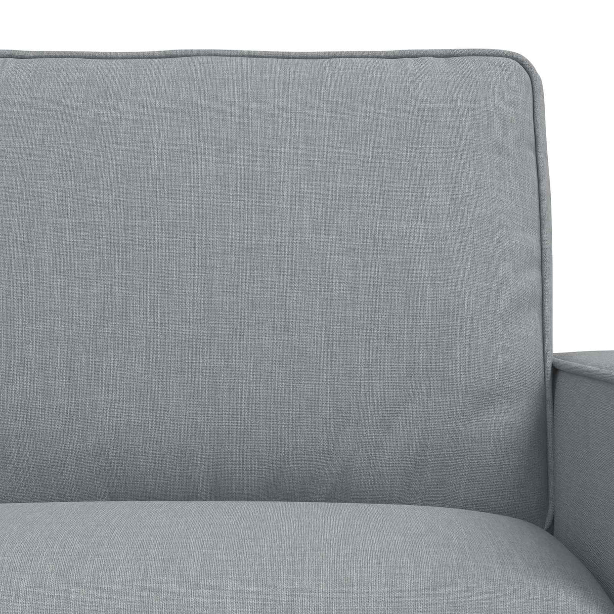 vidaXL Sofa 2 pcs Light grey 182 x 80 x 82 cm Fabric
