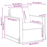 vidaXL Bankstel 2 pcs Lichtgrijs 138 x 78 x 80 cm Fluweel