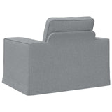 vidaXL Bank Lichtgrijs 103 x 80 x 82 cm Stof