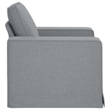 vidaXL Bank Lichtgrijs 103 x 80 x 82 cm Stof