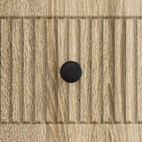 vidaXL TV Kast met lade Zwart 102 x 34,5 x 50 cm Bewerkt hout