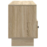 vidaXL TV Kast met lade Zwart 102 x 34,5 x 50 cm Bewerkt hout