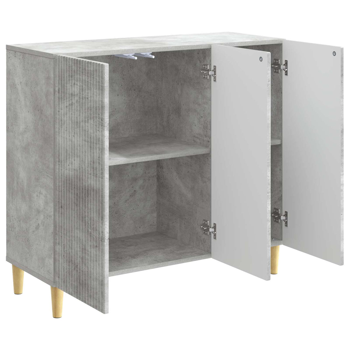vidaXL Dressoir Sonoma Eiken 89 x 34,5 x 80 cm Bewerkt hout