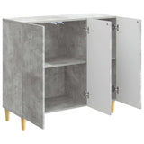 vidaXL Dressoir Sonoma Eiken 89 x 34,5 x 80 cm Bewerkt hout