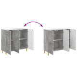 vidaXL Dressoir Sonoma Eiken 89 x 34,5 x 80 cm Bewerkt hout