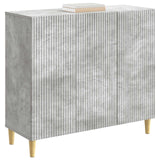 vidaXL Dressoir Sonoma Eiken 89 x 34,5 x 80 cm Bewerkt hout