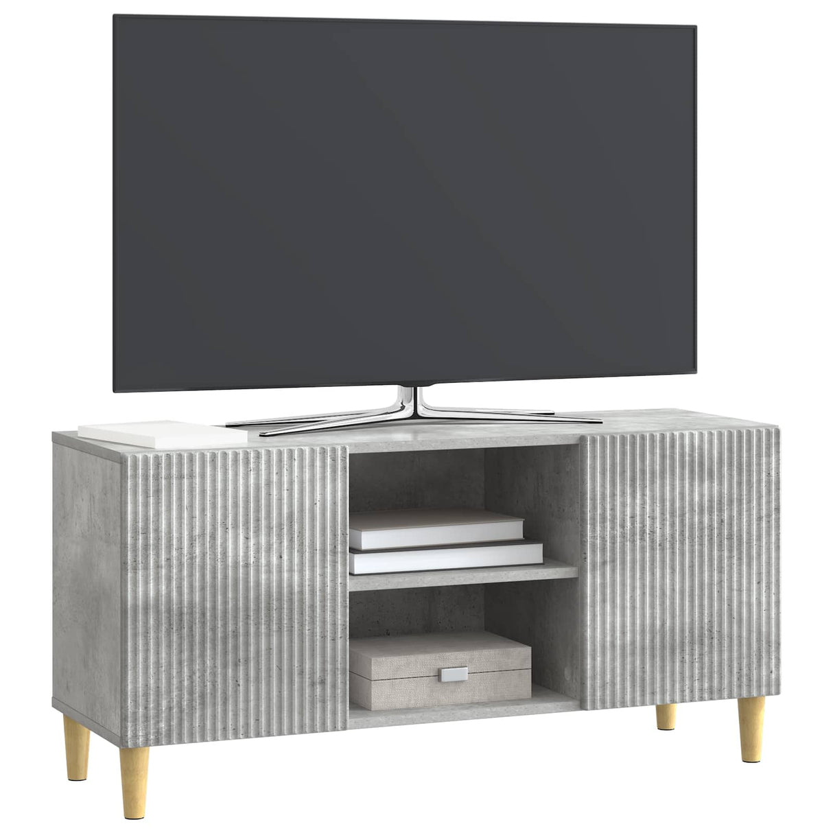 vidaXL TV Cabinet Sonoma Oak 102 x 34.5 x 50 cm Engineered Wood