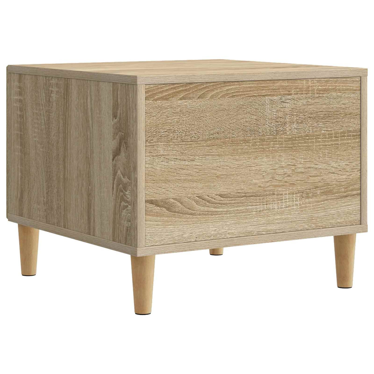 vidaXL Salontafel met lade Zwart 49 x 50 x 40 cm Bewerkt hout