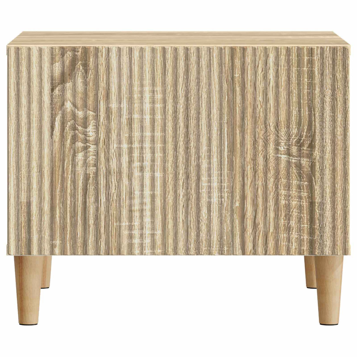 vidaXL Salontafel met lade Zwart 49 x 50 x 40 cm Bewerkt hout