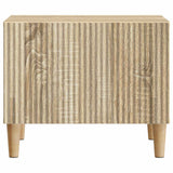 vidaXL Salontafel met lade Zwart 49 x 50 x 40 cm Bewerkt hout