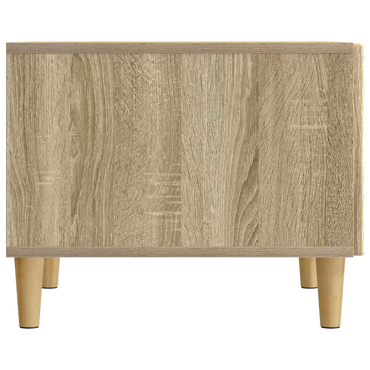 vidaXL Salontafel met lade Zwart 49 x 50 x 40 cm Bewerkt hout