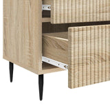 vidaXL Nachtkastje met lade Zwart 62 x 34,5 x 47,5 cm Bewerkt hout