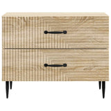 vidaXL Nachtkastje met lade Zwart 62 x 34,5 x 47,5 cm Bewerkt hout