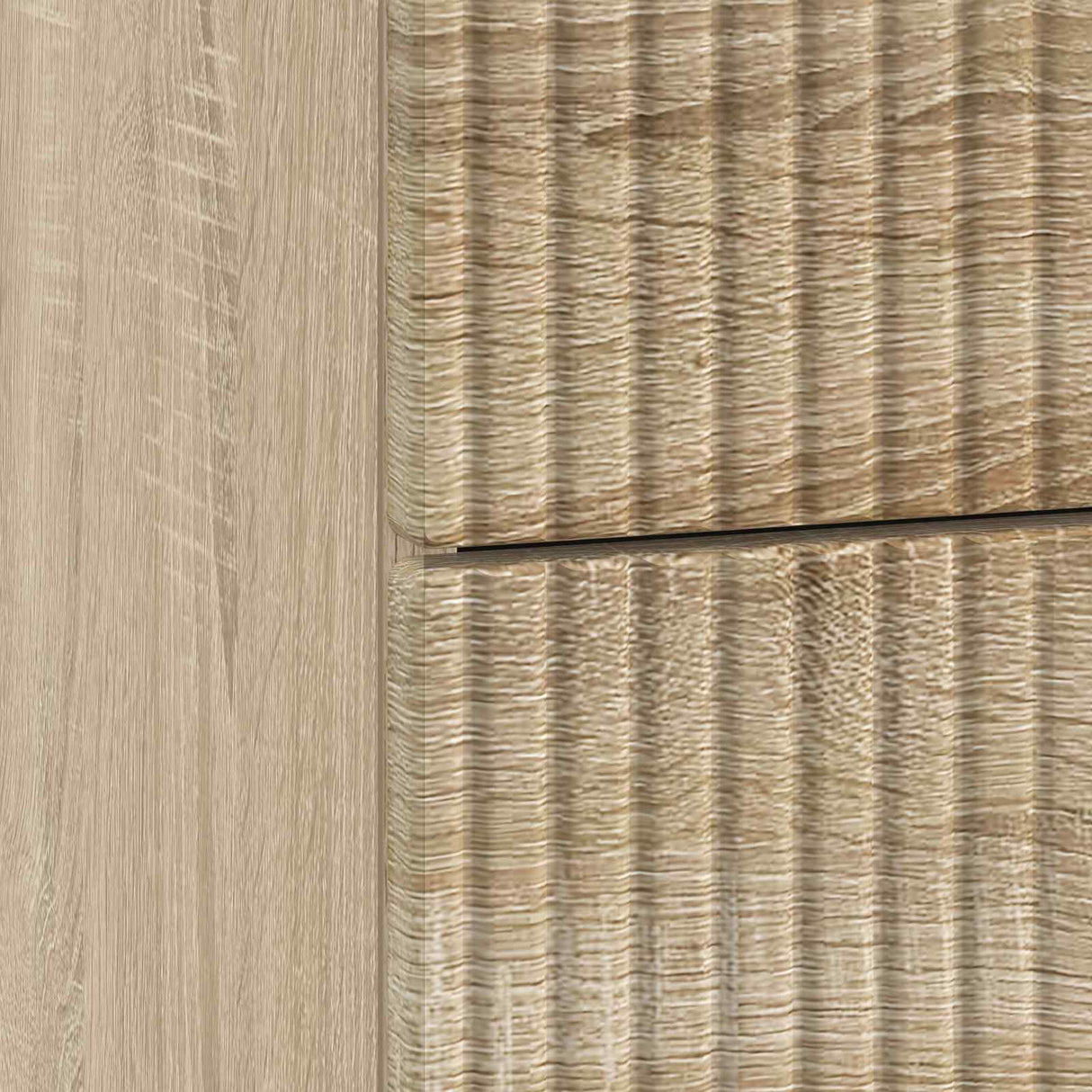 vidaXL Nachtkastje met lade Zwart 43 x 41 x 66,5 cm Bewerkt hout