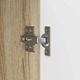 vidaXL Dressoir Zwart 89 x 34,5 x 80 cm Bewerkt hout
