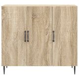 vidaXL Dressoir Zwart 89 x 34,5 x 80 cm Bewerkt hout