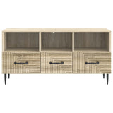 vidaXL TV Kast met lade Zwart 102 x 34,5 x 50 cm Bewerkt hout