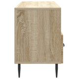 vidaXL TV Kast met lade Zwart 102 x 34,5 x 50 cm Bewerkt hout