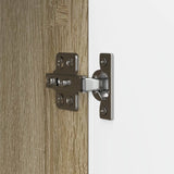 vidaXL TV Kast Zwart 102 x 34,5 x 50 cm Bewerkt hout