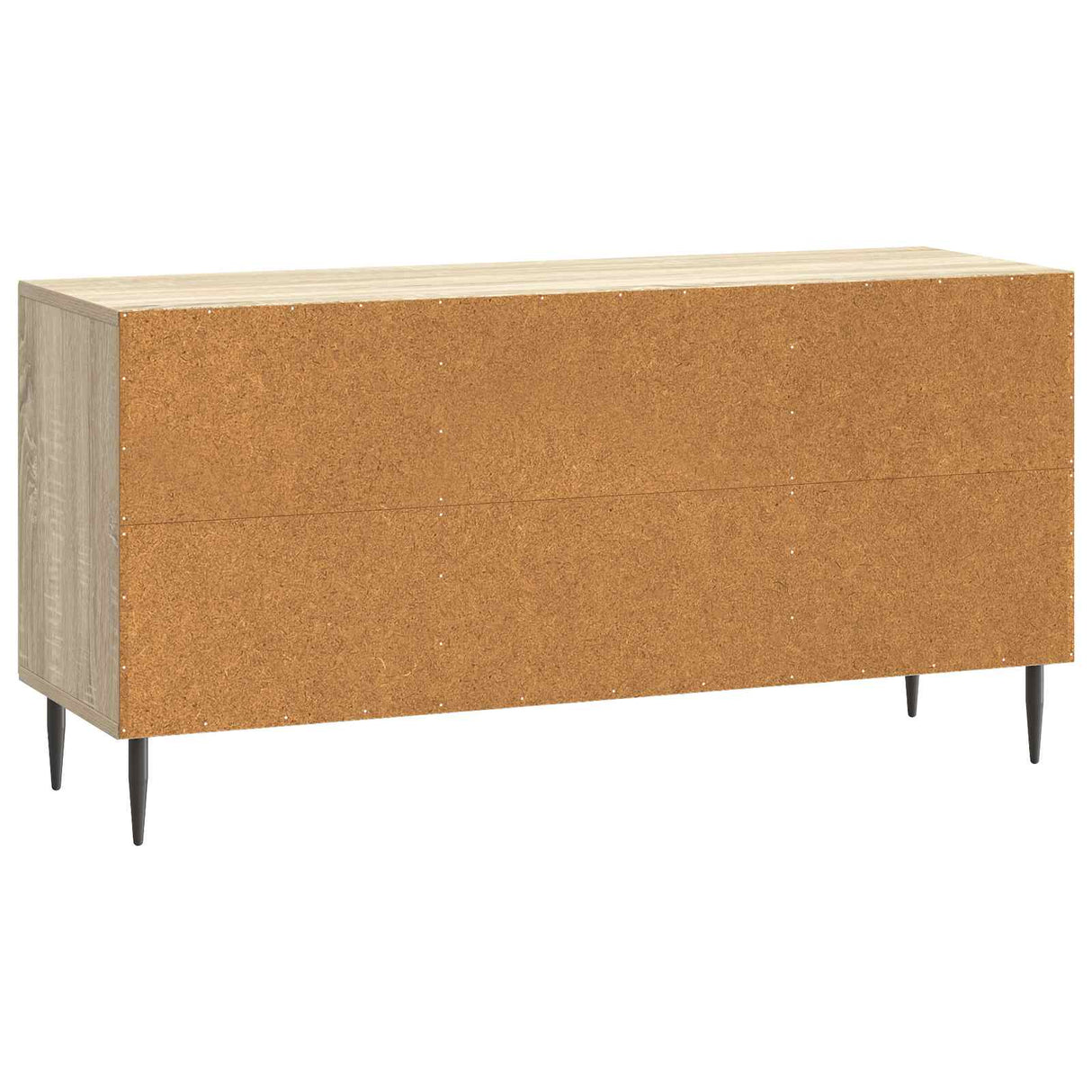 vidaXL TV Kast Zwart 102 x 34,5 x 50 cm Bewerkt hout
