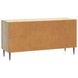 vidaXL TV Kast Zwart 102 x 34,5 x 50 cm Bewerkt hout