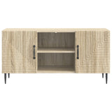 vidaXL TV Kast Zwart 102 x 34,5 x 50 cm Bewerkt hout